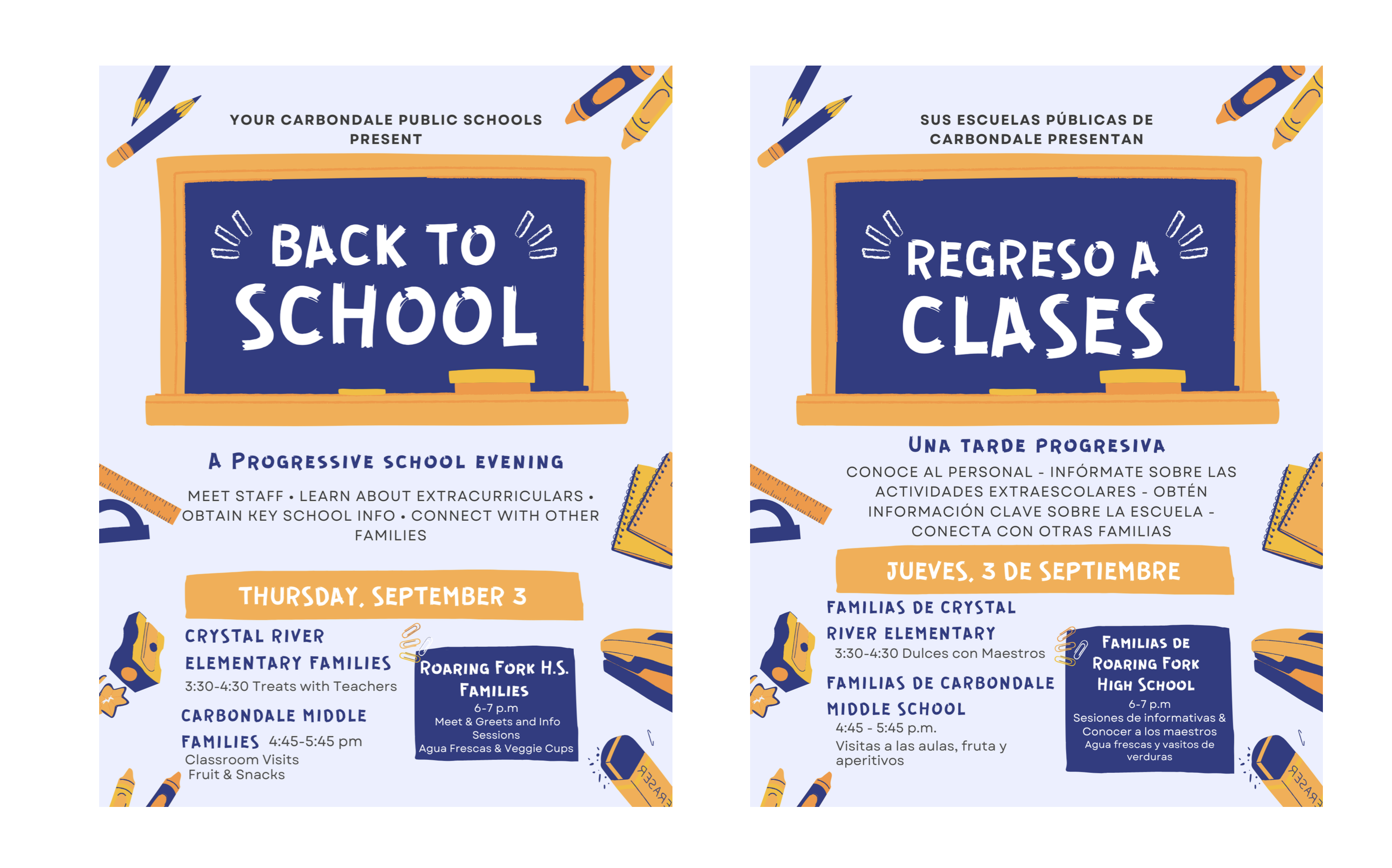 Thursday, Sept 3... We hope to see you!